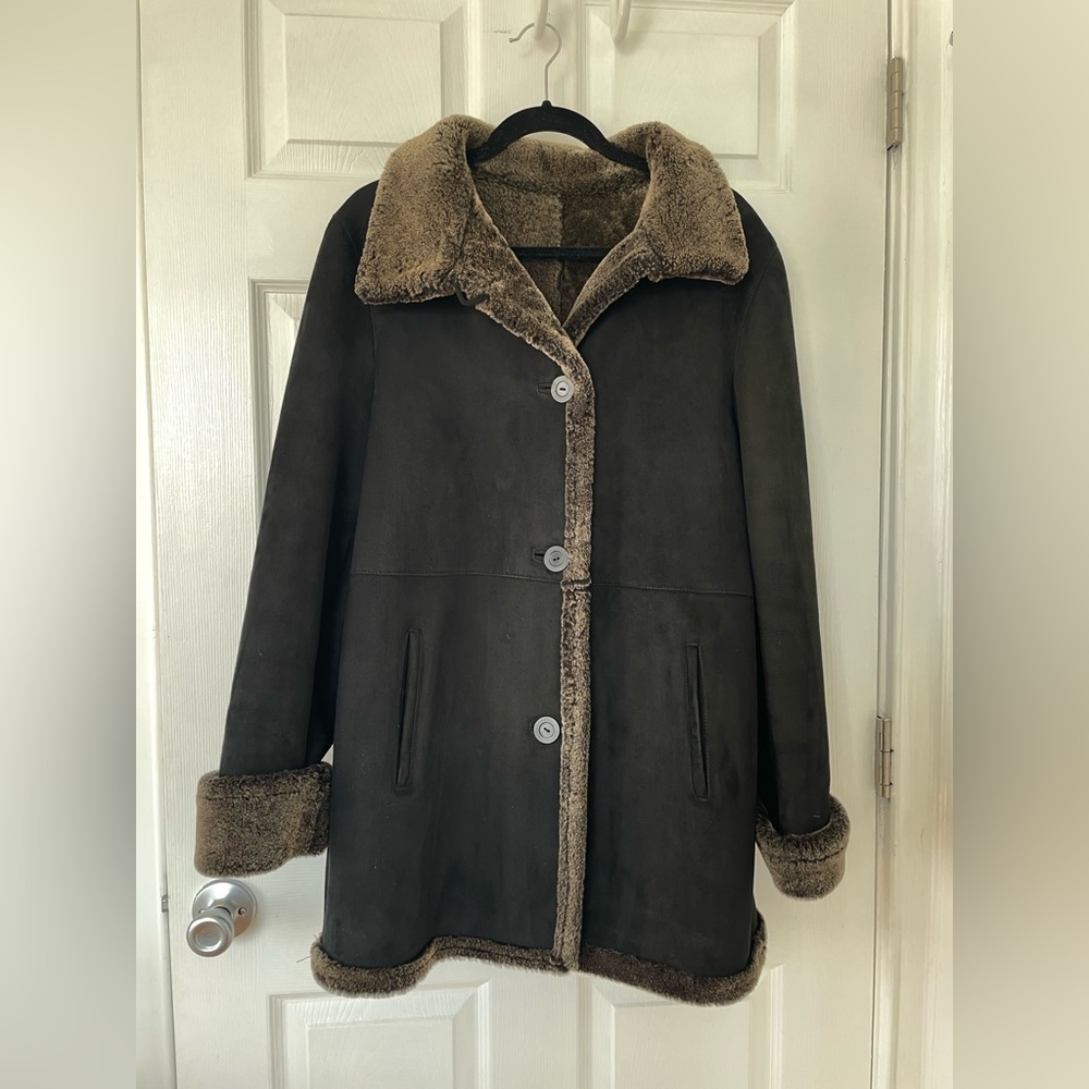 Fitted Shearling Jacket, BlueDuck Shearling